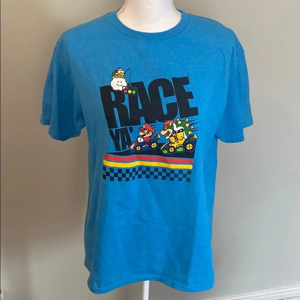 NWOT Mario Kart Kid’s T-shirt Size XL - Picture 1 of 5